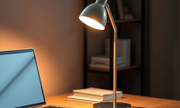 Światło do pracy przy biurku: jak wybrać i ustawić lampę dla komfortu i efektywności