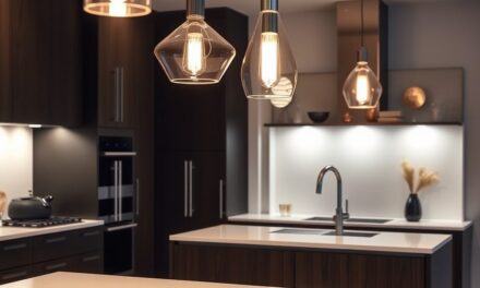 Oświetlenie nad wyspą kuchenną: jak połączyć funkcjonalność z efektownym designem