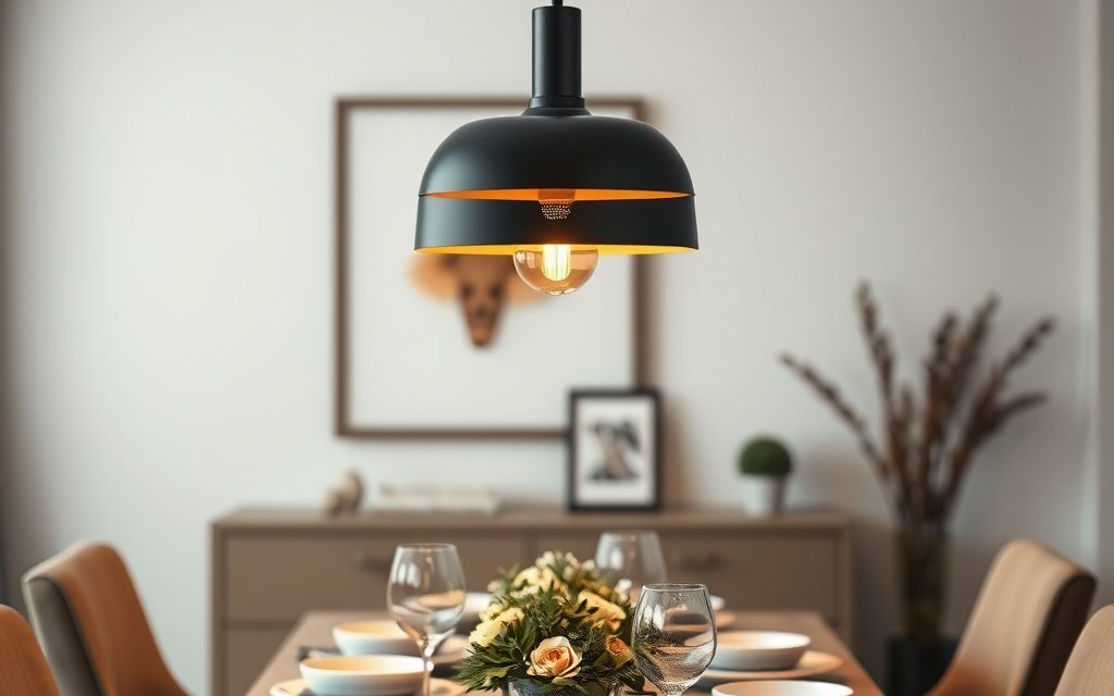 Oświetlenie nad stołem w jadalni: jak dobrać lampę i ustawić ją dla komfortu i stylu
