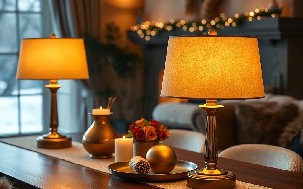 Lampy stołowe zimą: jak stworzyć przytulny klimat dzięki ciepłemu i rozproszonemu światłu