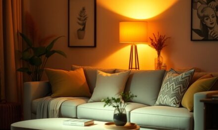 Ciepła barwa światła do salonu: jak wybrać idealne oświetlenie tworzące przytulną atmosferę