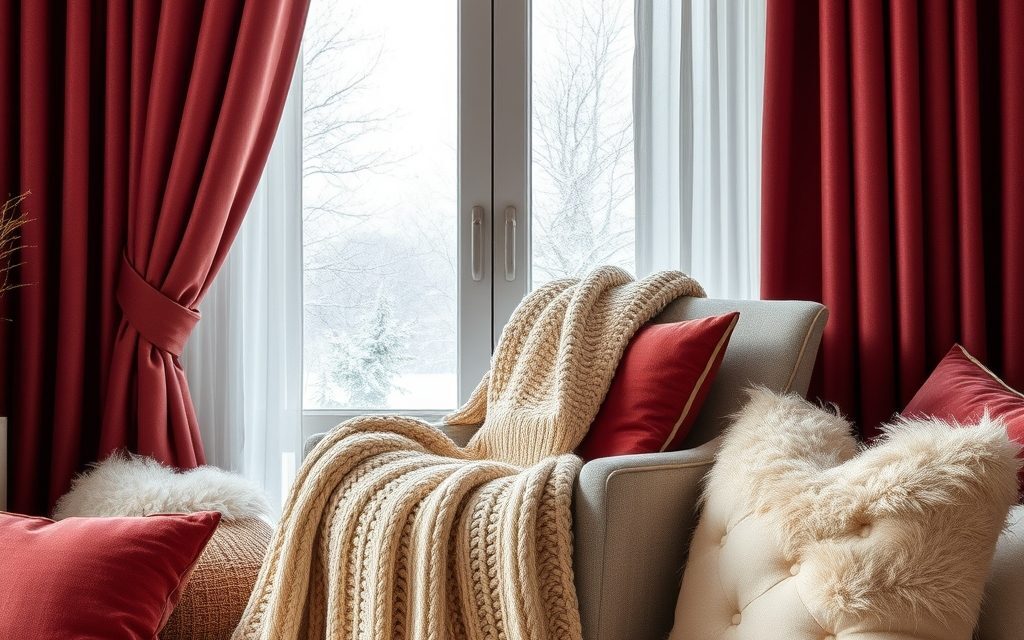 Tekstylia zimowe do domu: jak stworzyć przytulną i stylową aranżację na chłodne dni