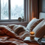 Jak stworzyć przytulną zimową sypialnię: warstwowość, ciepłe tekstylia i nastrojowe oświetlenie dla komfortu snu