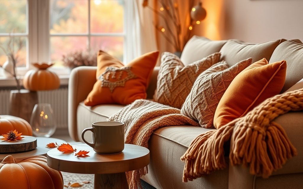 Plan jesiennego odświeżenia wnętrza bez remontu: pomysły na ciepło i przytulność w domu