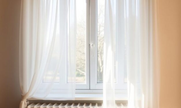 Firany i zasłony przy kaloryferze pod oknem – jak zachować ciepło i styl bez utraty efektywności ogrzewania
