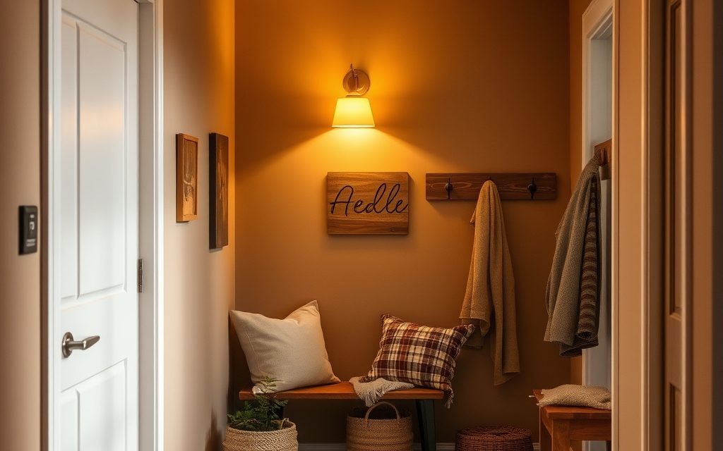 Jak wizualnie ocieplić chłodny przedpokój: kolory, oświetlenie i naturalne materiały dla przytulnej atmosfery