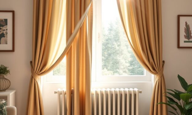 Zasłony kończące się nad grzejnikiem – jak połączyć estetykę z efektywnym ogrzewaniem wnętrza