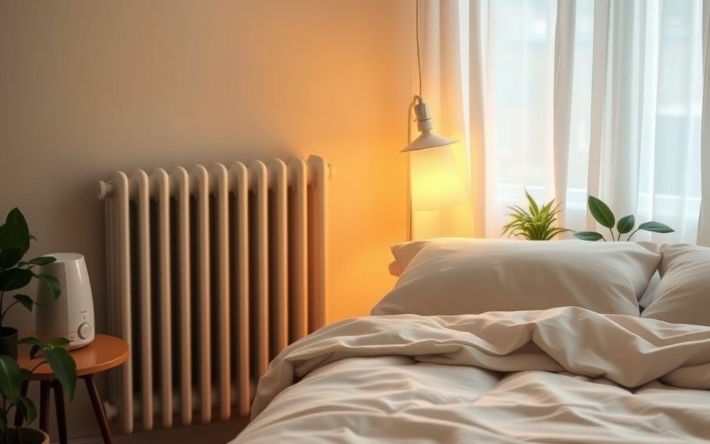 Łóżko przy grzejniku: jak ustawić, by uniknąć przesuszenia i zachować komfort snu