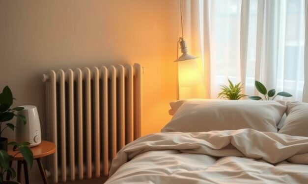 Łóżko przy grzejniku: jak ustawić, by uniknąć przesuszenia i zachować komfort snu