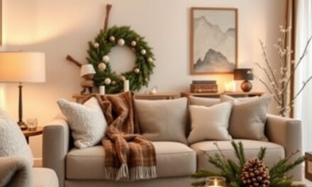 Zimowe dekoracje do salonu bez kiczu – jak stworzyć przytulną i stylową aranżację
